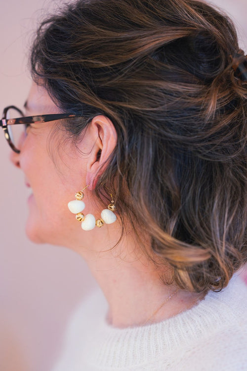 Boucles d'oreilles Capucine