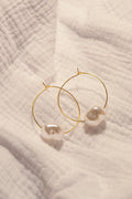 Boucles d'oreilles Gina nacre