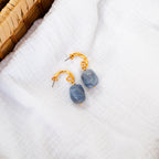 Boucles d'oreilles Emma bleu