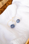 Boucles d'oreilles Gina bleu