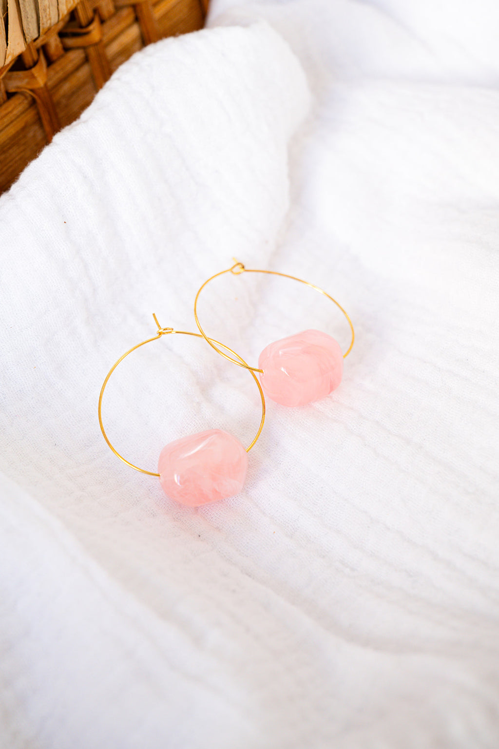 Boucles d'oreilles Gina rose