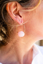 Boucles d'oreilles Gina rose