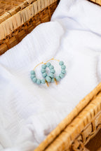 Boucles d'oreilles Zoé bleu