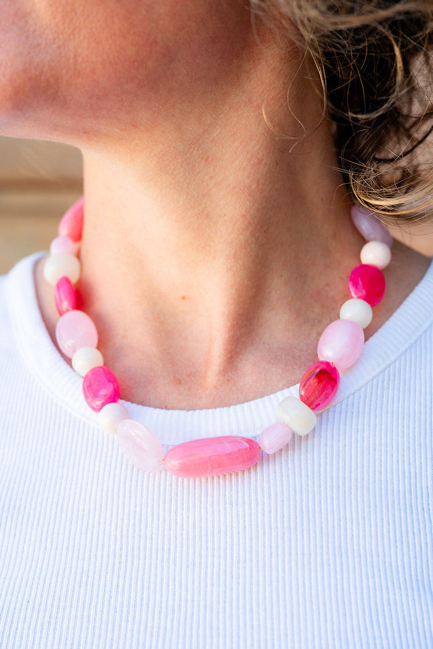 Collier Lou rose